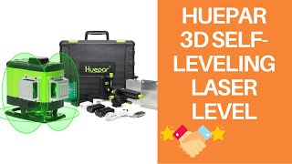 Huepar 3D Selfleveling Laser Level 3x360 Green Beam Cross Line ThreePlane Leveling Overview [upl. by Niasuh]