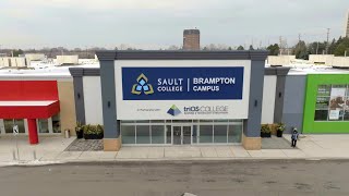 Sault college BRAMPTON CAMPUS full tour 2023 CANADA [upl. by Yknarf]