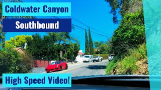 Coldwater Canyon Ave Southbound  Hollywood Hills Canyons Passes amp ShortCuts [upl. by Laen]