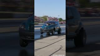 2 Door PT Cruiser Panel Van at Byron Wheelstand Competition [upl. by Ck]