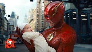 The Flash 2023  Flash Saves the Babies Funny Scene  Movieclips [upl. by Annatnom]