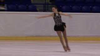 29 Kailani CRAINE AUS  ISU JGP Kosice 2013 Junior Ladies Short Program [upl. by Ahsenet]