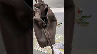 LOEWE Nappa leather Flamenco clutch bag chocolate reviewshorts [upl. by Whiffen]