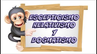 ESCEPTICISMO RELATIVISMO Y DOGMATISMO Corrientes de Conocimiento [upl. by Ange]