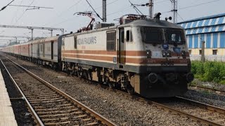 2 in 1 Ghaziabad Wap 5 in action Mumbai LTT Karaikal and Ahmedabad Chennai Weekly Superfast Express [upl. by Sunda]