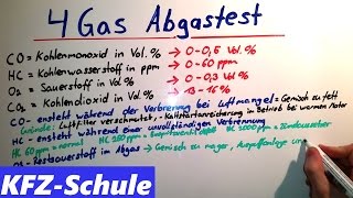 4 Gas Abgastest [upl. by Drewett]