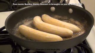 Banana Honey Dessert  gebackene Banane mit Honig  Nachtisch  Desert [upl. by Eiramanna]