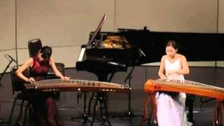 Guzheng  Spring on Xiang River 春到湘江  Performed by Yuan Sha 袁莎 and Yuan Li 袁莉 [upl. by Danuloff125]