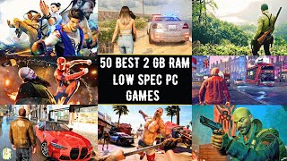 50 Best Low Spec Pc Games For  1GB RAM  2GB RAM  512MB VRAM  Dual Core intel HD Graphics 2024 [upl. by Otto]