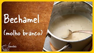 Receita BECHAMEL  como fazer molho branco [upl. by Melbourne]