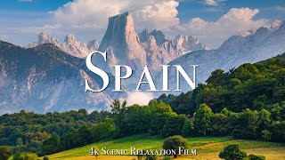 Spain 4K  Scenic Relaxation Film With Calming Music [upl. by Zedekiah]