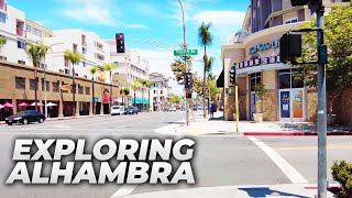 Exploring Los Angeles  Alhambra Main Street Garfield Avenue Valley Boulevard [upl. by Aivon]