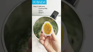 Pea Creamy Soup Recipe  SUBADA Soup Maker [upl. by Arinaid]