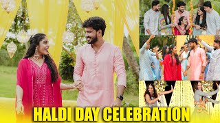 HALDI DAY CELEBRATION 💛  ANJITHA ❤️ AMAL  PULLOTHI [upl. by Infield]