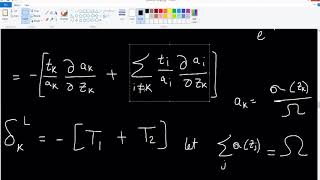 S4Q2 sigmoidal Softmax with cross entropy back propagation [upl. by Honan734]