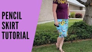 Sew a Quick Pencil Skirt [upl. by Milli365]