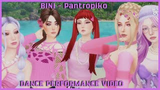 BINI  Pantropiko  The Sims 4  Dance Performance Video [upl. by Edrock224]