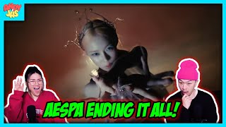 aespa 에스파 Armageddon MV  REACTION  OUR INTERPRETATION [upl. by Auqenet810]