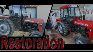 Tafe 42 Restoration  Tractor Restoration [upl. by Alyled]