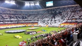 Deutschland  Österreich 30 WMQuali 2014 Part 35 Choreo Lahm und Ballack Ehrung 06092013 [upl. by Dis]