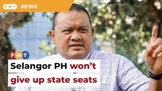 PH wont give up its seats in Selangor says Sany Hamzan [upl. by Ahsiekel317]