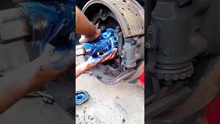 The Experts Guide to wheel greasing mechanic short [upl. by Ainirtak]