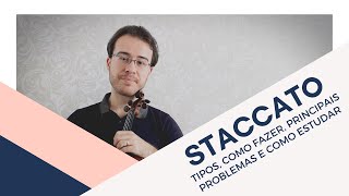 STACCATO  Tipos de staccato como fazer principais problemas e como estudar [upl. by Kyre]