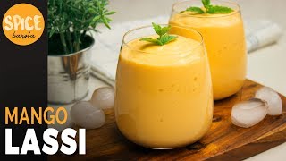 মাত্র দুই মিনিটে তৈরি আমের লাচ্ছি  Mango Lassi Recipe  Perfect Amer Lacchi  Mango Drink Recipe [upl. by Eeruhs]