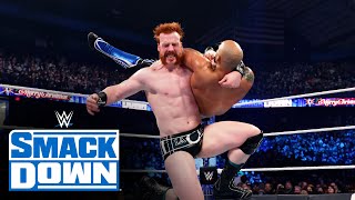 Ricochet Cesaro Sheamus and Mahal battle to be added to Survivor Series SmackDown Nov 19 2021 [upl. by Odele]