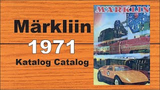 Märklin Katalog 1971 Catalog [upl. by Negyam]