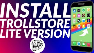 How to Install Trollstore Lite for iOS 15  iOS 18 with Jailbreak  Trollstore 21  Full Guide [upl. by Ecirtaeb]