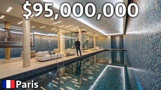 Inside a Seven Floor 95000000 PARIS Mansion With an Underground Pool [upl. by Ingold373]