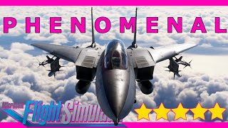 The Best MSFS Aircraft Heatblur F14 Tomcat Full Review with a Real Pilot [upl. by Mott807]