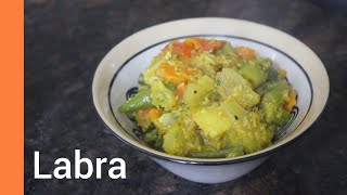 Labra Tarkari recipe  Very special Bengali niramish labra  Puja Special  লাবরা তরকারি [upl. by Mossolb]