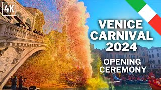 Venice Carnival 2024 Opening Ceremony [upl. by Anyahs784]