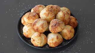 4 Ingredients Coconut Cookies  Quick and Easy Recipe [upl. by Monte721]