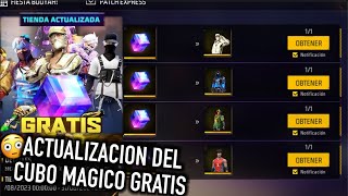 ESTAS son LAS NUEVAS SKIN GRATIS de LA ACTUALIZACION CUBO MAGICO GRATIS en FF LATAM 😳actualizacion [upl. by Epoh651]