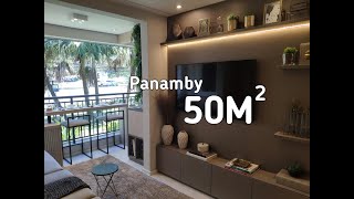 Apartamento Decorado Panamby  50 Metros Quadrados [upl. by Ailasor]