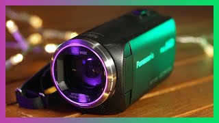 A cheap camcorder for YouTube and streaming  Panasonic HC V180  Test and review [upl. by Avlasor]