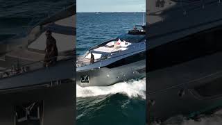 Riva yacht bow  top view [upl. by Ytomit]