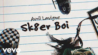 Avril Lavigne  Sk8er Boi Official Lyric Video [upl. by Celestina]