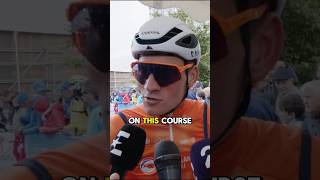 🌈Mathieu van der Poel Expect a Strange Race  UCI World Championships 2024 PreRace Interview [upl. by Rizika]