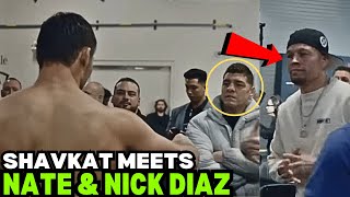 Shavkat Rakhmonov MEETS Nate Diaz amp Nick Diaz VIDEO [upl. by Tillfourd611]