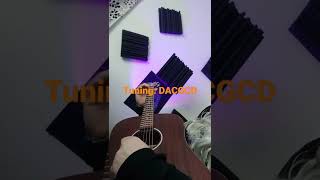 Guitar TuningsDACGCD [upl. by Cirred]