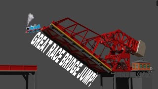 The Great Race Bridge Jump LOCOS ONLINE REMAKE BONUS [upl. by Glen847]