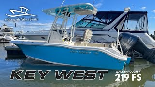 Walkthrough of a Key West 219 FS [upl. by Nolrev]