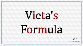 Vietas Formula [upl. by Aivirt]