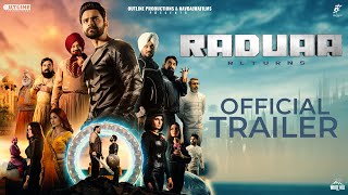 Raduaa Returns Official Trailer Nav Bajwa  Gurpreet Ghuggi  Mahira Sharma  The Great Khali [upl. by Hakym897]