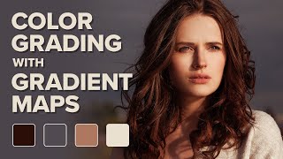 Color Grading Images in Photoshop with Gradient Maps [upl. by Hauhsoj271]