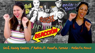 Sech Daddy Yankee J Balvin ft Rosalía Farruko  Relación Remix Reacción [upl. by Amre]